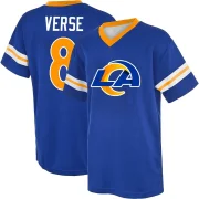 Jared Verse Youth Los Angeles Rams Game Day V-Neck T-Shirt Royal