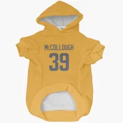 Jaylen McCollough Los Angeles Rams  Dog & Cat Pet Hoodie - Gold