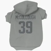 Jaylen McCollough Los Angeles Rams  Dog & Cat Pet Hoodie - Gray