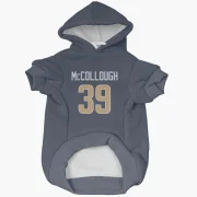 Jaylen McCollough Los Angeles Rams  Dog & Cat Pet Hoodie - Navy