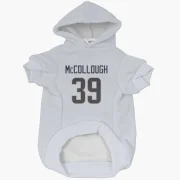 Jaylen McCollough Los Angeles Rams  Dog & Cat Pet Hoodie - White