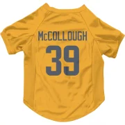 Jaylen McCollough Los Angeles Rams  Dog & Cat Pet Jersey - Gold