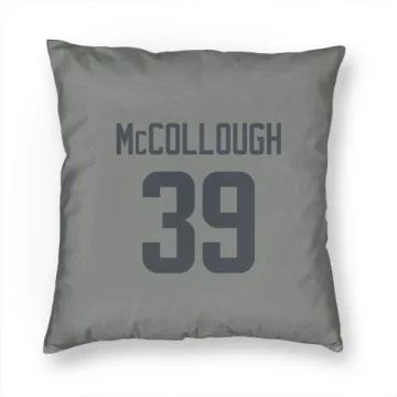 Jaylen McCollough Los Angeles Rams  Pillow Cover (18 X 18) - Gray