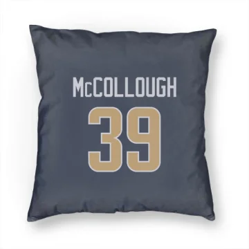 Jaylen McCollough Los Angeles Rams  Pillow Cover (18 X 18) - Navy