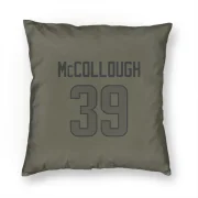 Jaylen McCollough Los Angeles Rams  Pillow Cover (18 X 18) - Olive