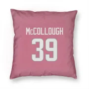 Jaylen McCollough Los Angeles Rams  Pillow Cover (18 X 18) - Pink