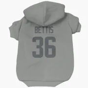 Jerome Bettis Los Angeles Rams  Dog & Cat Pet Hoodie - Gray