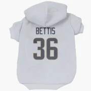 Jerome Bettis Los Angeles Rams  Dog & Cat Pet Hoodie - White