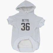 Jerome Bettis Los Angeles Rams  Dog & Cat Pet Hoodie - White