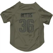 Jerome Bettis Los Angeles Rams  Dog & Cat Pet Jersey - Olive