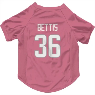 Jerome Bettis Los Angeles Rams  Dog & Cat Pet Jersey - Pink