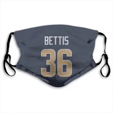 Jerome Bettis Los Angeles Rams  Face Mask - Navy