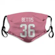 Jerome Bettis Los Angeles Rams  Face Mask - Pink