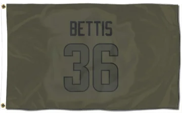 Jerome Bettis Los Angeles Rams  Flag (3 X 5) - Olive