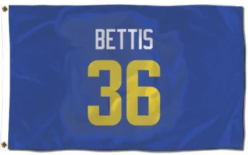 Jerome Bettis Los Angeles Rams  Flag (3 X 5) - Royal