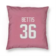 Jerome Bettis Los Angeles Rams  Pillow Cover (18 X 18) - Pink