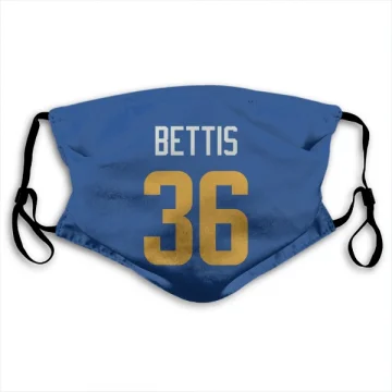 Jerome Bettis Los Angeles Rams Royal  Face Mask - Gold