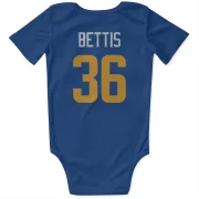 Jerome Bettis Los Angeles Rams   Royal  Infant & Newborn Bodysuit  - Gold