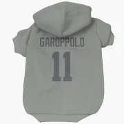 Jimmy Garoppolo Los Angeles Rams  Dog & Cat Pet Hoodie - Gray