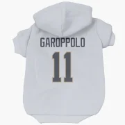 Jimmy Garoppolo Los Angeles Rams  Dog & Cat Pet Hoodie - White