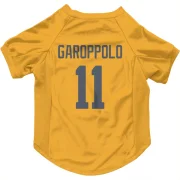 Jimmy Garoppolo Los Angeles Rams  Dog & Cat Pet Jersey - Gold