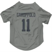 Jimmy Garoppolo Los Angeles Rams  Dog & Cat Pet Jersey - Gray