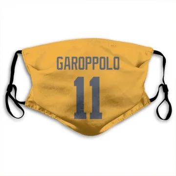 Jimmy Garoppolo Los Angeles Rams  Face Mask - Gold