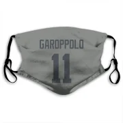 Jimmy Garoppolo Los Angeles Rams  Face Mask - Gray