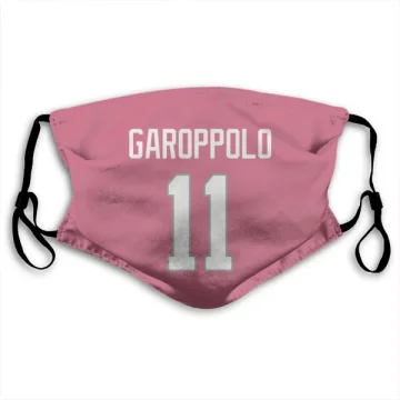 Jimmy Garoppolo Los Angeles Rams  Face Mask - Pink