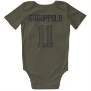 Jimmy Garoppolo Los Angeles Rams  Infant & Newborn Bodysuit - Olive