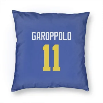 Jimmy Garoppolo Los Angeles Rams  Pillow Cover (18 X 18) - Royal