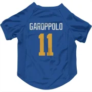 Jimmy Garoppolo Los Angeles Rams   Royal  Dog & Cat Pet Jersey - Gold