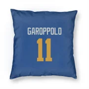 Jimmy Garoppolo Los Angeles Rams   Royal  Pillow Cover (18 X 18) - Gold