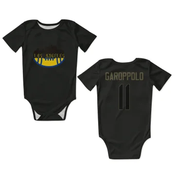 Jimmy Garoppolo Los Angeles Rams  Service Infant & Newborn Bodysuit - Black