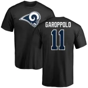 Jimmy Garoppolo Men's Los Angeles Rams Logo T-Shirt - Black