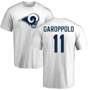 Jimmy Garoppolo Men's Los Angeles Rams Logo T-Shirt - White