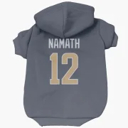 Joe Namath Los Angeles Rams  Dog & Cat Pet Hoodie - Navy