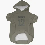 Joe Namath Los Angeles Rams  Dog & Cat Pet Hoodie - Olive