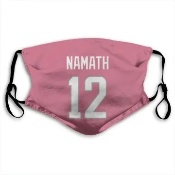 Joe Namath Los Angeles Rams  Face Mask - Pink