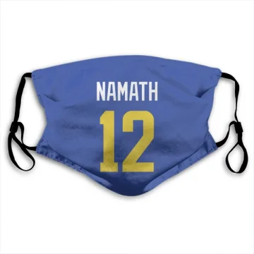 Joe Namath Los Angeles Rams  Face Mask - Royal