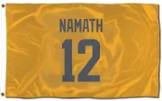 Joe Namath Los Angeles Rams  Flag (3 X 5) - Gold