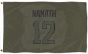 Joe Namath Los Angeles Rams  Flag (3 X 5) - Olive