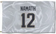 Joe Namath Los Angeles Rams  Flag (3 X 5) - White