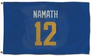 Joe Namath Los Angeles Rams Royal  Flag (3 X 5) - Gold