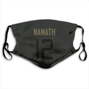 Joe Namath Los Angeles Rams  Service Face Mask - Black