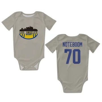 Joe Noteboom Los Angeles Rams   Bone Infant & Newborn Bodysuit