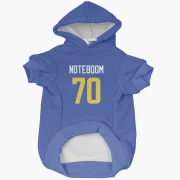 Joe Noteboom Los Angeles Rams  Dog & Cat Pet Hoodie - Royal