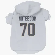 Joe Noteboom Los Angeles Rams  Dog & Cat Pet Hoodie - White