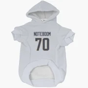 Joe Noteboom Los Angeles Rams  Dog & Cat Pet Hoodie - White