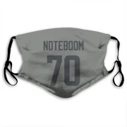 Joe Noteboom Los Angeles Rams  Face Mask - Gray